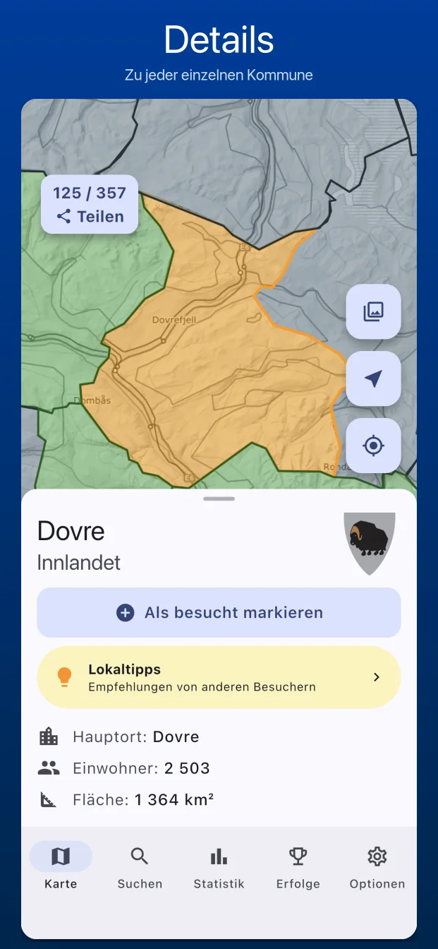 Detailansicht einer Kommune